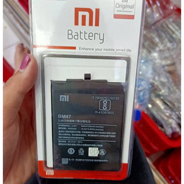 Baterai Xiaomi Redmi 4x // baterai Xiaomi BM47