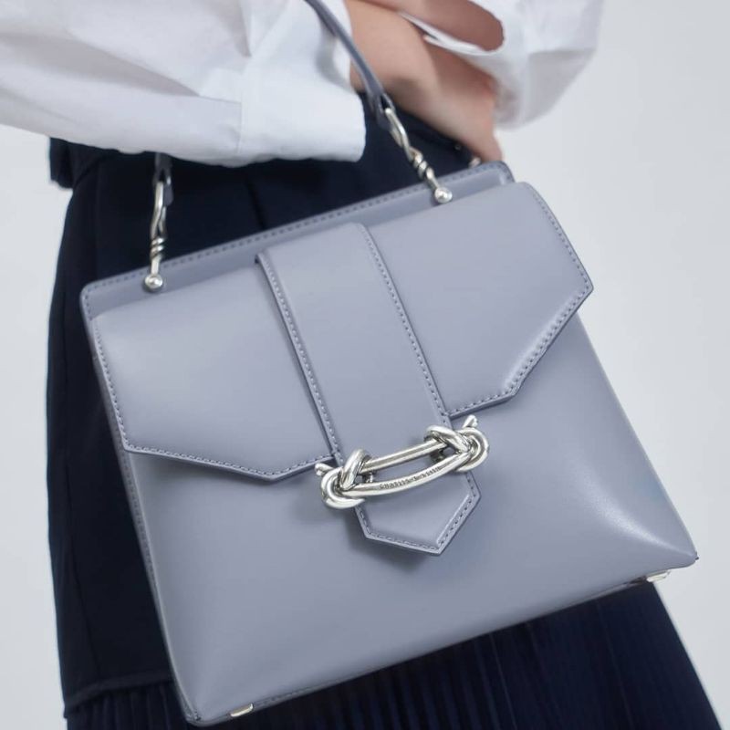 10.10 SALE | CK Metallic Accent Top Handle Bag