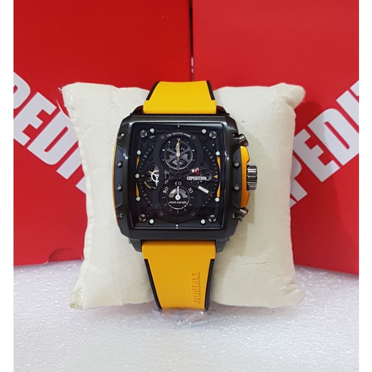Expedition Pria E 6811 Kuning Jam Tangan Expedition Original
