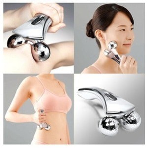 3D SILVER Massager Pengencang Wajah Body Skin Care Pijat