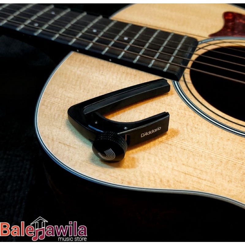 Capo Hitam Capo DAddario PW-CP-16 PWCP16 NS Lite Capo Gitar ORIGINAL