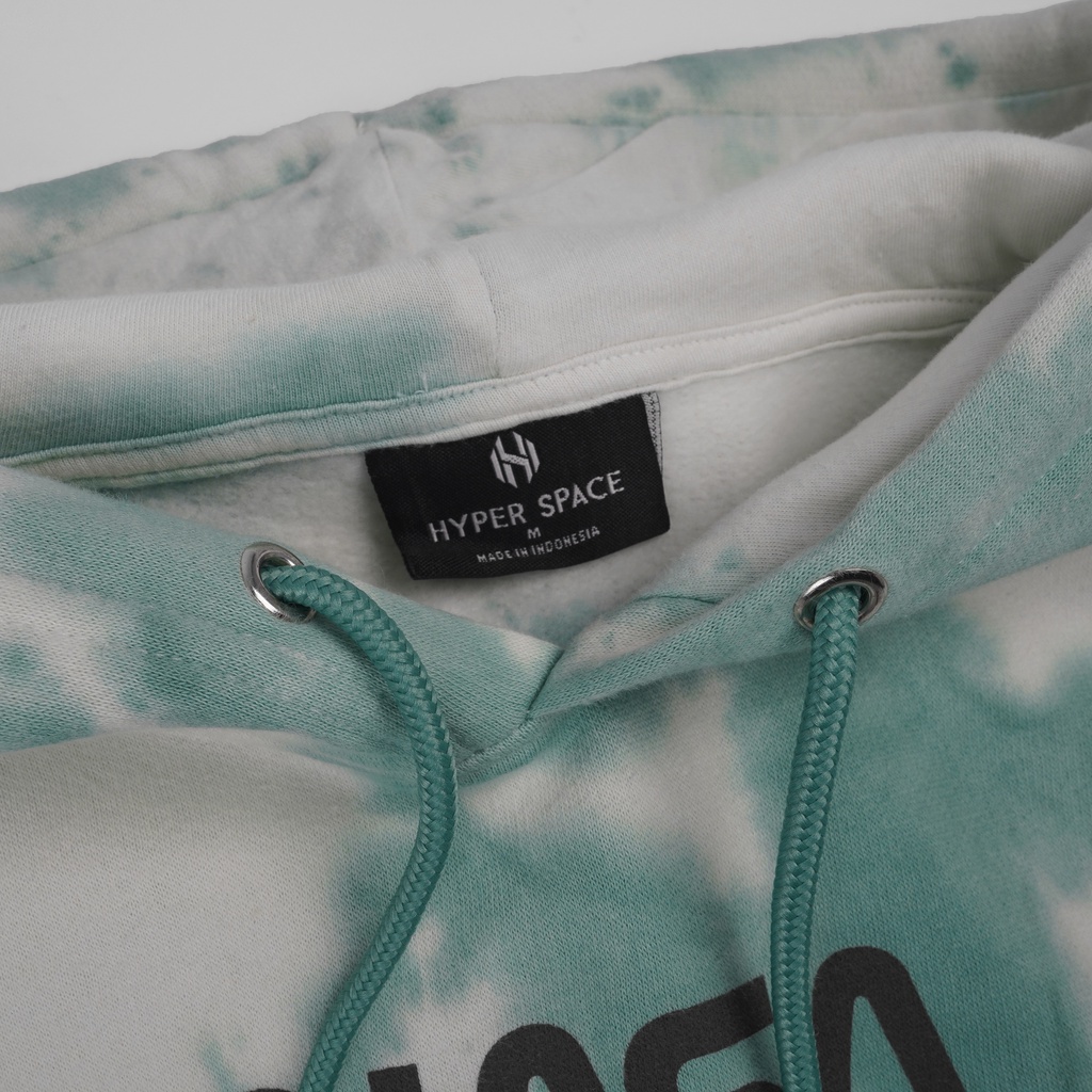 HPRSPACE NSA Pullover hoodie Front Logo Cloud Green