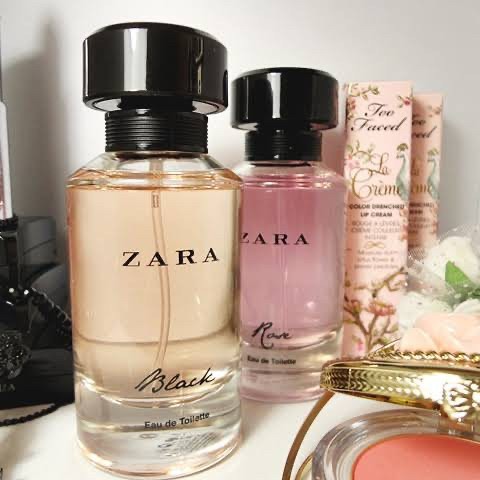 Sepaket parfum zara rose 50ml & zara black 50ml