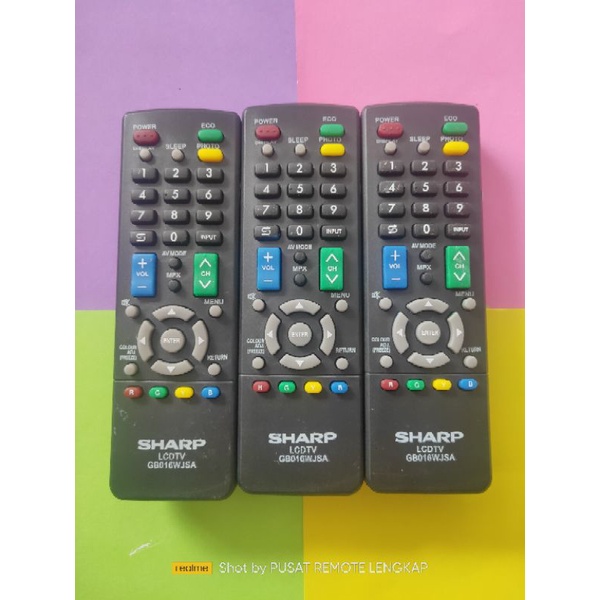 Remote TV LED LCD SHARP multi langsung pakai