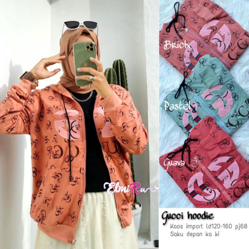 GUCCI HOODIE JAKET WANITA IMPORT ALLSIZE BEST SELLER TERLARIS TERBARU NEW PRODUK