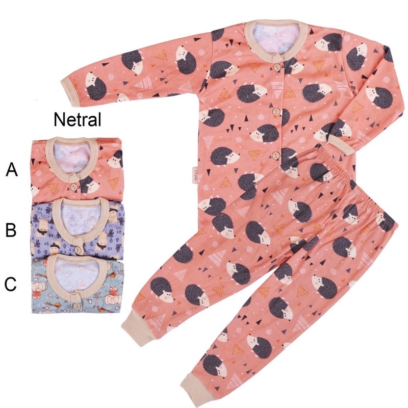 3 Psg Setelan Panjang / Pendek WINTEKU SNI size Newborn, S, M, L