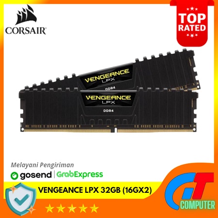 CORSAIR VENGEANCE LPX 32GB (16GX2) CMK32GX4M2D3600C18