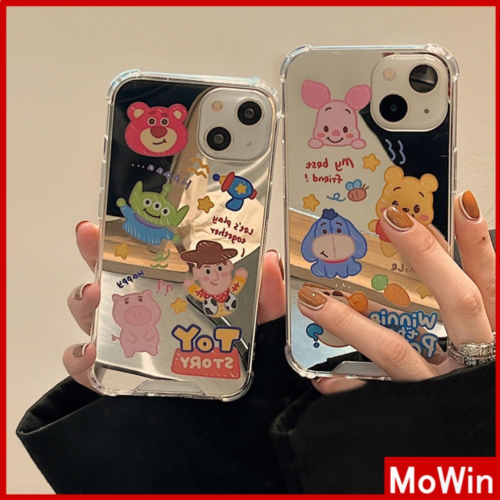 iPhone Case Acrylic Luxury Makeup Mirror Airbag Shockproof Protection Camera Cartoon Cute Compatible For iPhone 11 iPhone 13 Pro Max iPhone 12 Pro Max iPhone 7 Plus iPhone xr