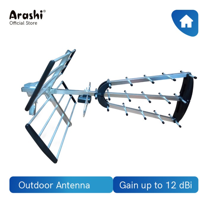Arashi AOA 0002 Antena TV Outdoor Tanpa Kabel