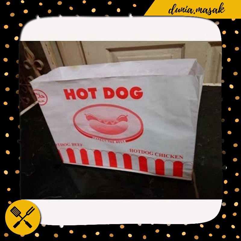 

Kantong Paper Bag Hotdog Hotbeef Harga Satuan Per Lembar / Pcs Unik Murah Berkualitas