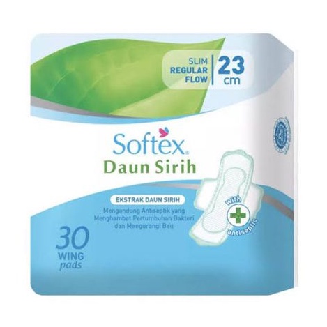 SOFTEX DAUN SIRIH WING PADS 23cm Isi 30pcs