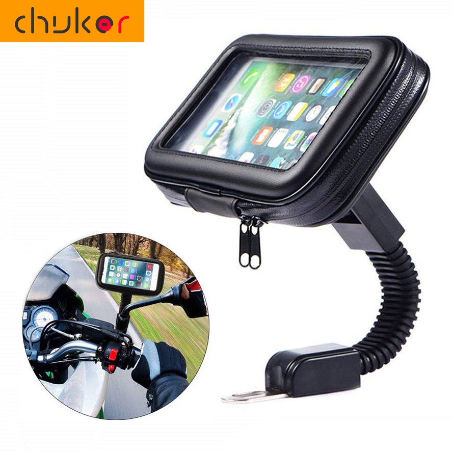 Stand Holder Handphone Samsung Tahan Air Untuk Kaca Spion Motor