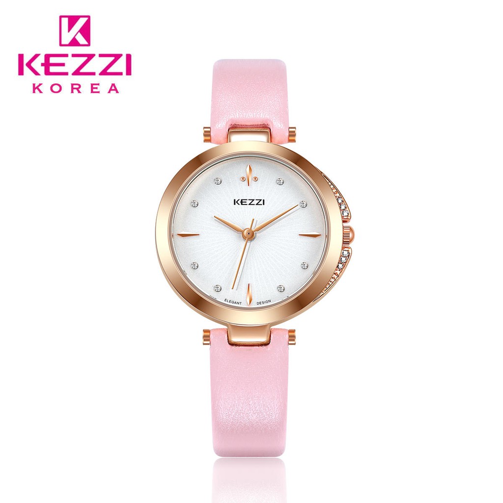 Kezzi Korea 1952 Pink - Jam Tangan Fashion Wanita - Model Analog