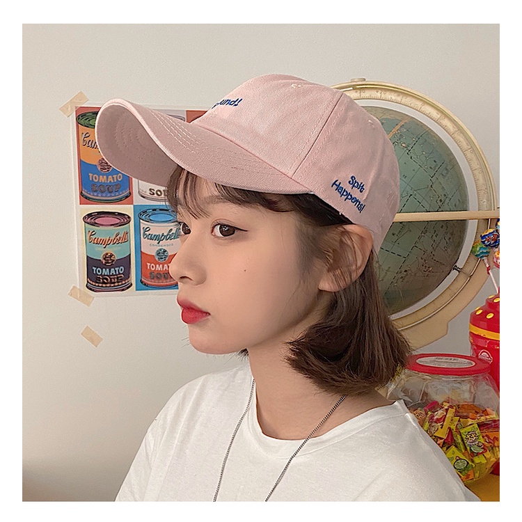 Topi Baseball Motif Bordir Tulisan Untuk Pria Dan Wanita