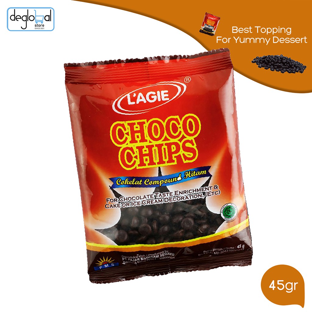 

Lagie Coklat Choco Chips 1/2 Bulat 45gr