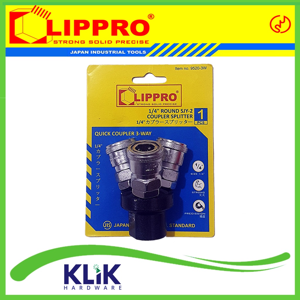 Lippro Quick Coupler Cabang 3 - Sambungan Selang Kompresor