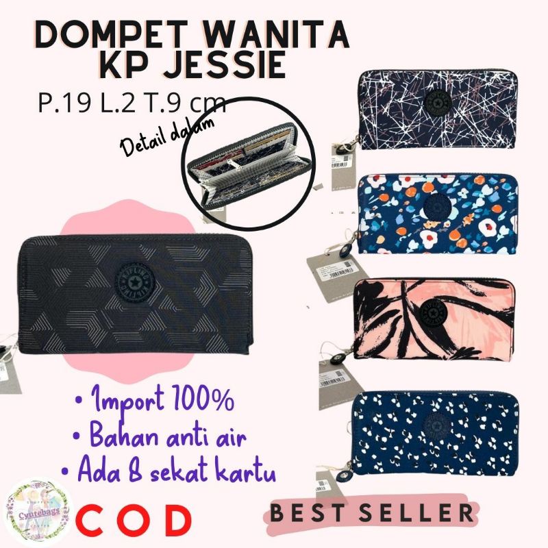 Dompet wanita Jessie import best seller wallet