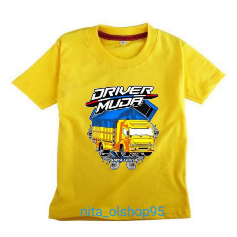 baju anak truk mobil oleng kaos anak terlaris