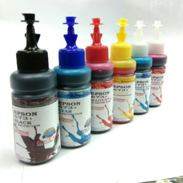 Tinta Epson L800, L805, L850, L1800 Set 6 Warna