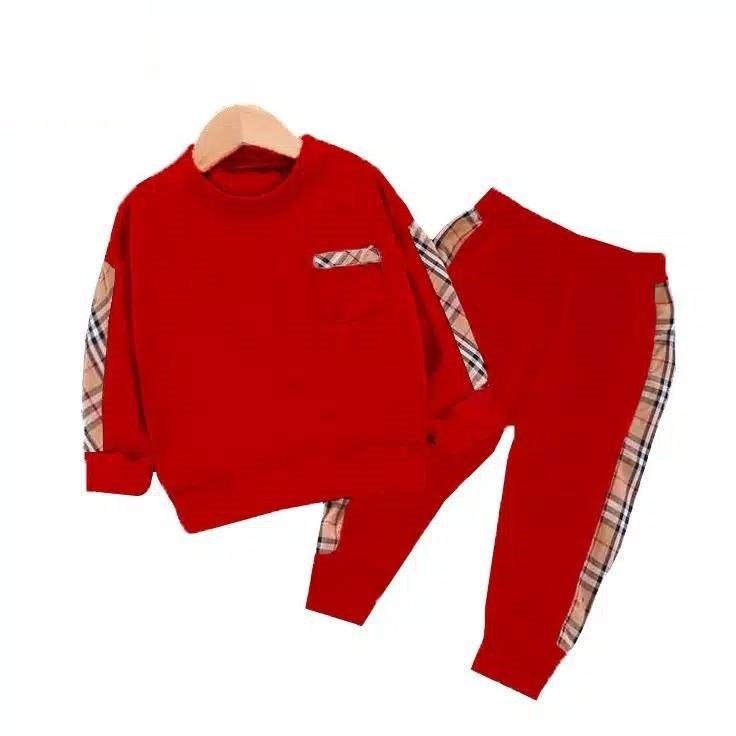 BO - SETELAN SWEATER BERRY / SETELAN ANAK PEREMPUAN / SETELAN ANAK-ANAK / PAKAIAN ANAK