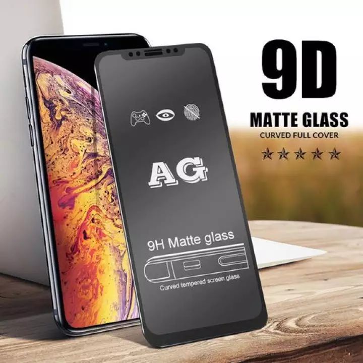 Tempered Glass Matte Full Layar Xiaomi Redmi 8A 8A Pro 9A 9C 9C NFC 9i 10 10X 4G 5G 10X Pro K40 K40 Pro Redmi Note 4 4X 5 5A 5A Prime Y1 5 Pro 6 Anti Gores Anti Minyak Tg Kaca 9H Glare Doff Bekas Sidik Jari Fingerprint