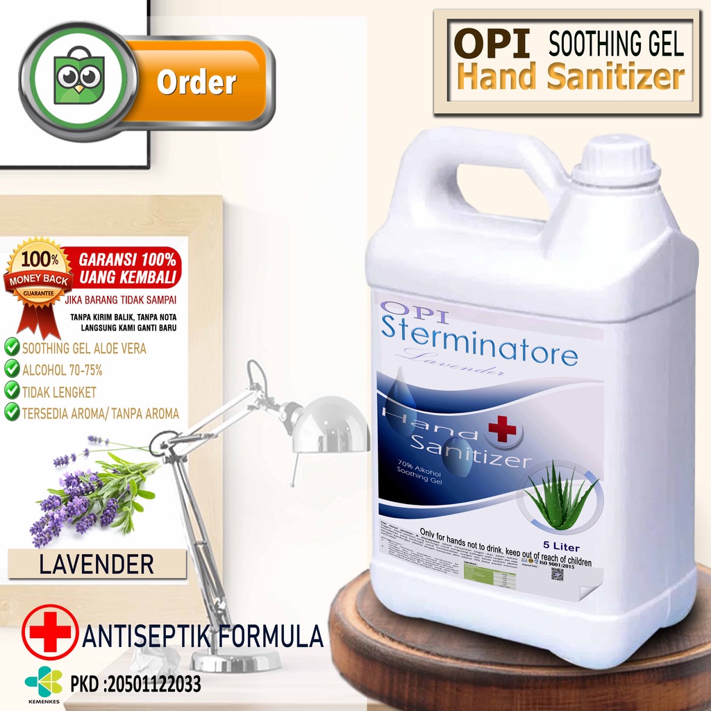 eropa hand sanitizer liquid 5 liter KEMENKES sudah ada izin edar resmi by Oke sabun suplayer