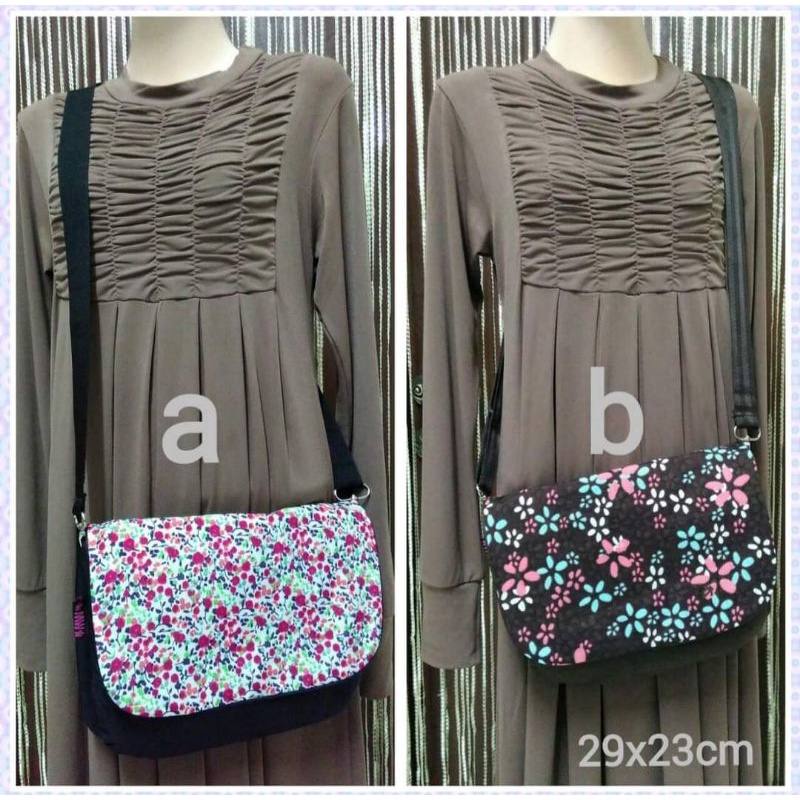 TAS SELEMPANG FLOWERY