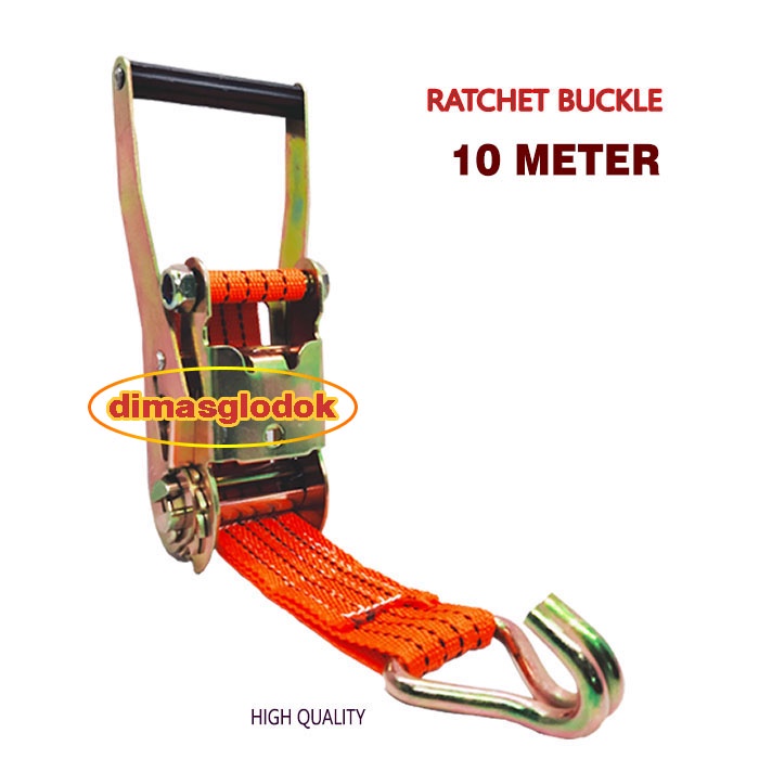 Tali Pengikat Sabuk Seat Belt Mobil Motor RATCHET TIE DOWN Webbing Cargo Truk Trek Krek Pengikat Spe