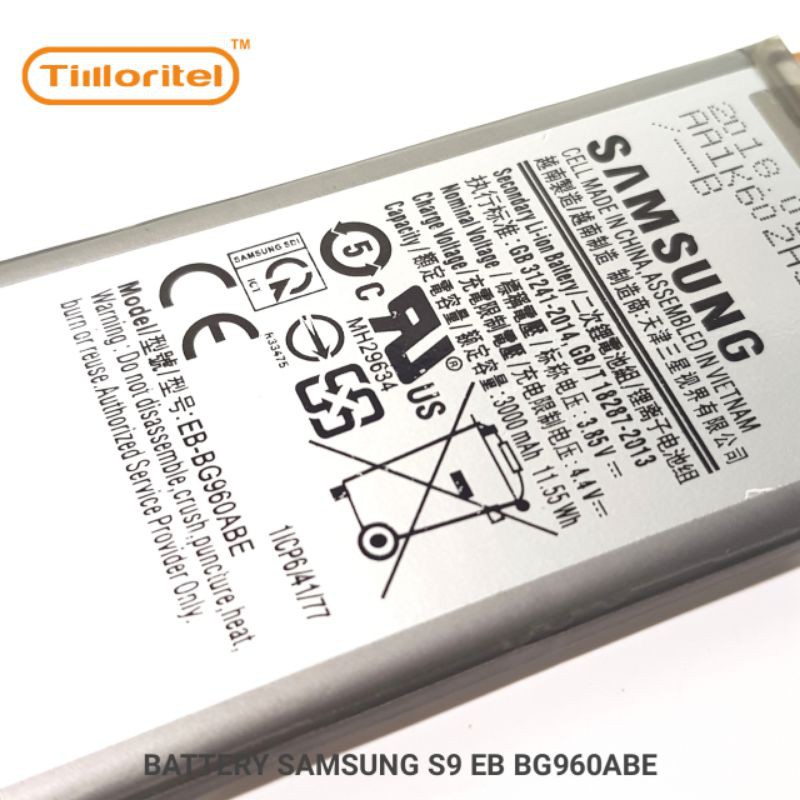 BATTERY SAMSUNG S9 EB BG960ABE