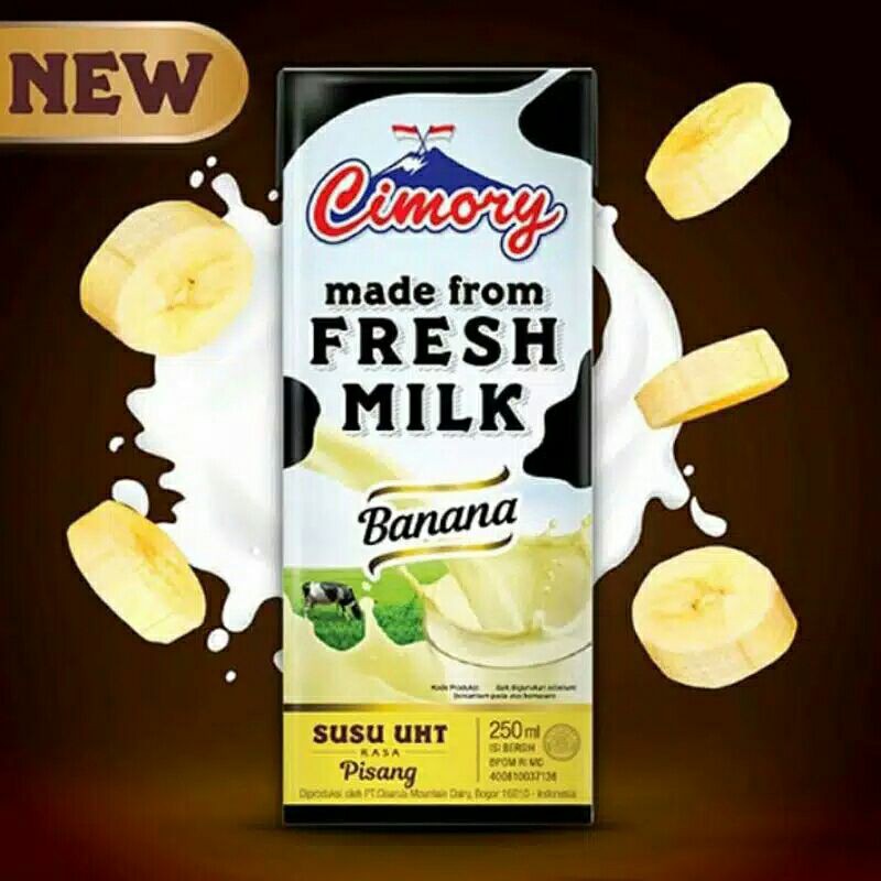 

Cimory Susu Uht 250ml Rasa Banana/kotak