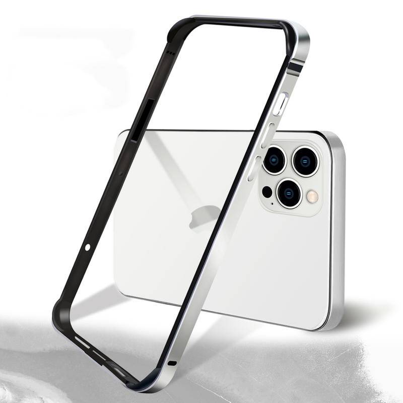 Case Bumper 2 in 1 Bahan Metal Aluminum TPU Shockproof Untuk iPhone 13 12 Pro MAX Mini 12 13