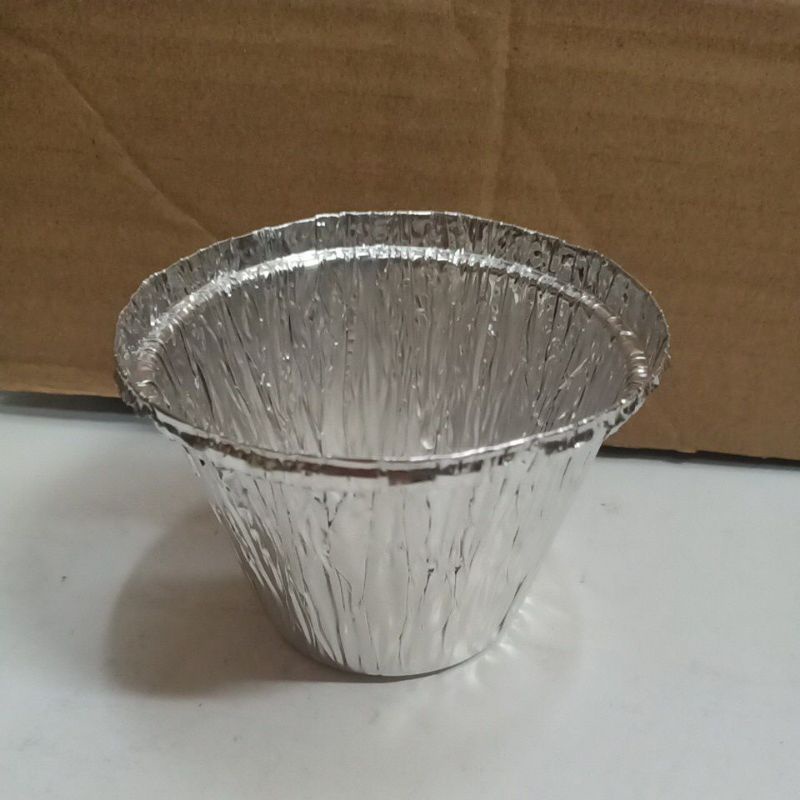 Alumunium Foil Cup Bulat 9 cm x 6 cm 10 pcs