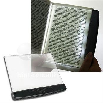 LED Light wedge Panel Book Reading Lamp - Lampu Baca