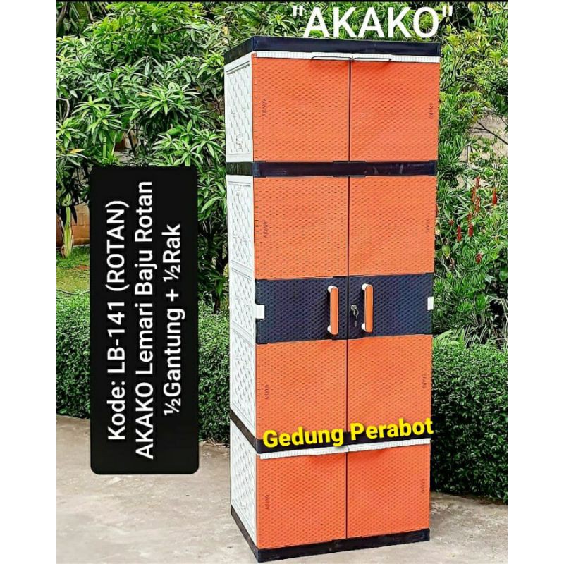 LEMARI 2 PINTU JUMBO AKAKO GANTUNGAN.