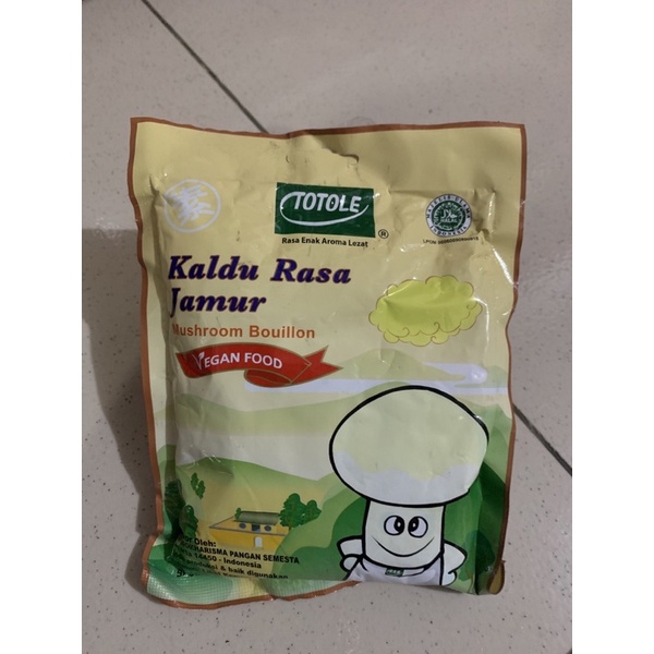 

totole kaldu rasa jamur 80gram mushroom bouillon vegan