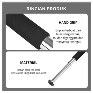 PERLENGKAPAN OLAHRAGA JS-5 ALAT PULL UP BAR up Door Chinning Bar Iron alat pull up - TERMURAH