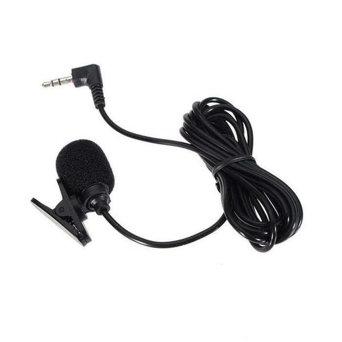 Microphone With Clip On 3.5mm Mic External Smartphone Laptop PC Pengeras Suara Shooting Vlogger-5