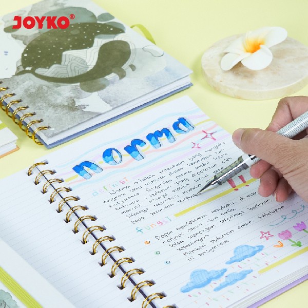 Ruled Notebook Agenda Buku Tulis Catatan Bergaris Joyko NB-720 A5