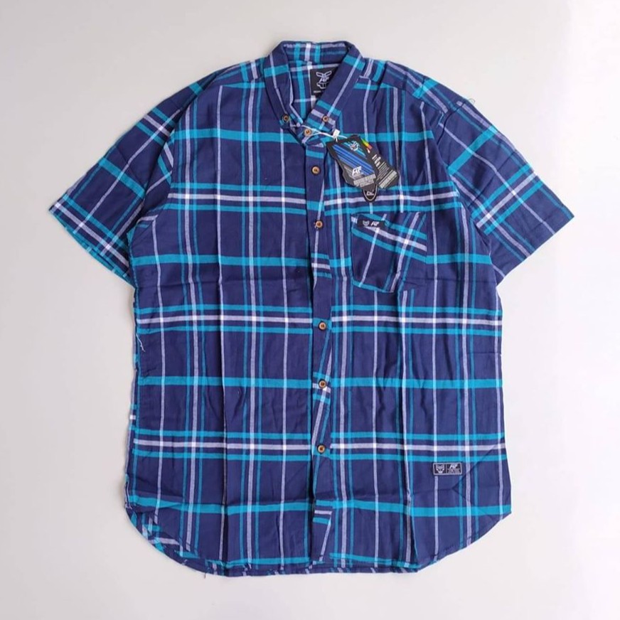 Baju Kemeja Hem Lengan Pendek Distro Pria Cowok Motif Printing Surfing Pantai Bunga Floral Hawai Ori