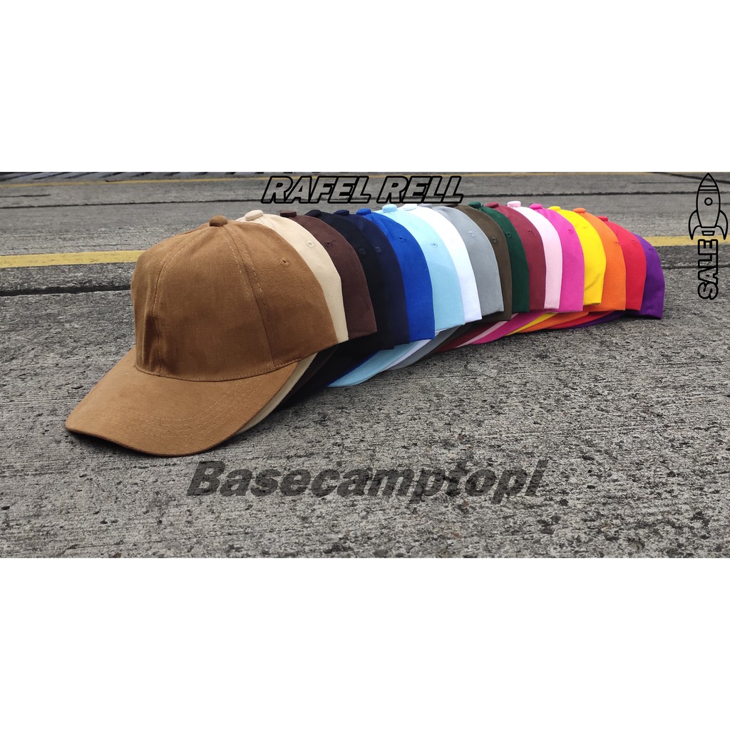 Topi Polo Caps Topi Baseball Polos Distro Pria Wanita Bahan Rafel Pengait Rell