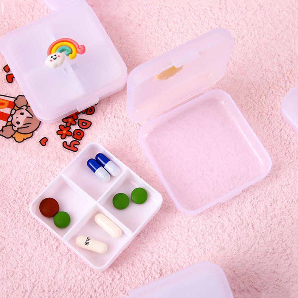 Agustina Pill Case 1Pc Plastik Dewasa Anak Travel Mini Wadah Vitamin Obat Organizer