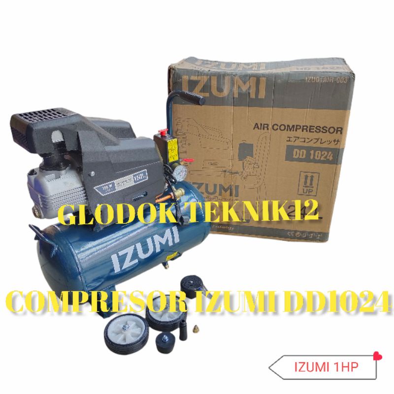 COMPRESOR IZUMI DD 1024 / COMPRESSOR IZUMI DD 10-24 / IZUMI 1HP DD 1024 / COMPRESOR ANGIN IZUMI 1024