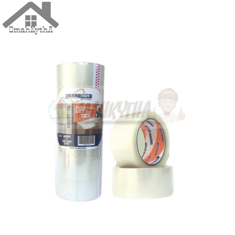 

OPP Tape / Isolasi Plakban / Lakban Bening 48mm x 90 yards