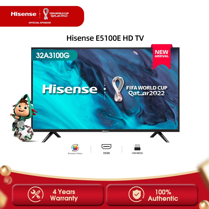 Hisense 32 inch E5100E HD TV - Dolby Digital - 32A3100G