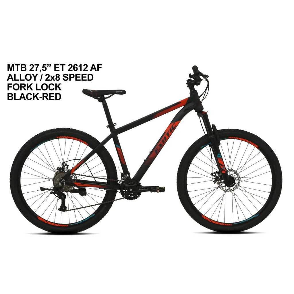 exotic 2612 af / 2618 af aloy 8 speed MTB 26 dan 27.5 inch sepeda gunung-3