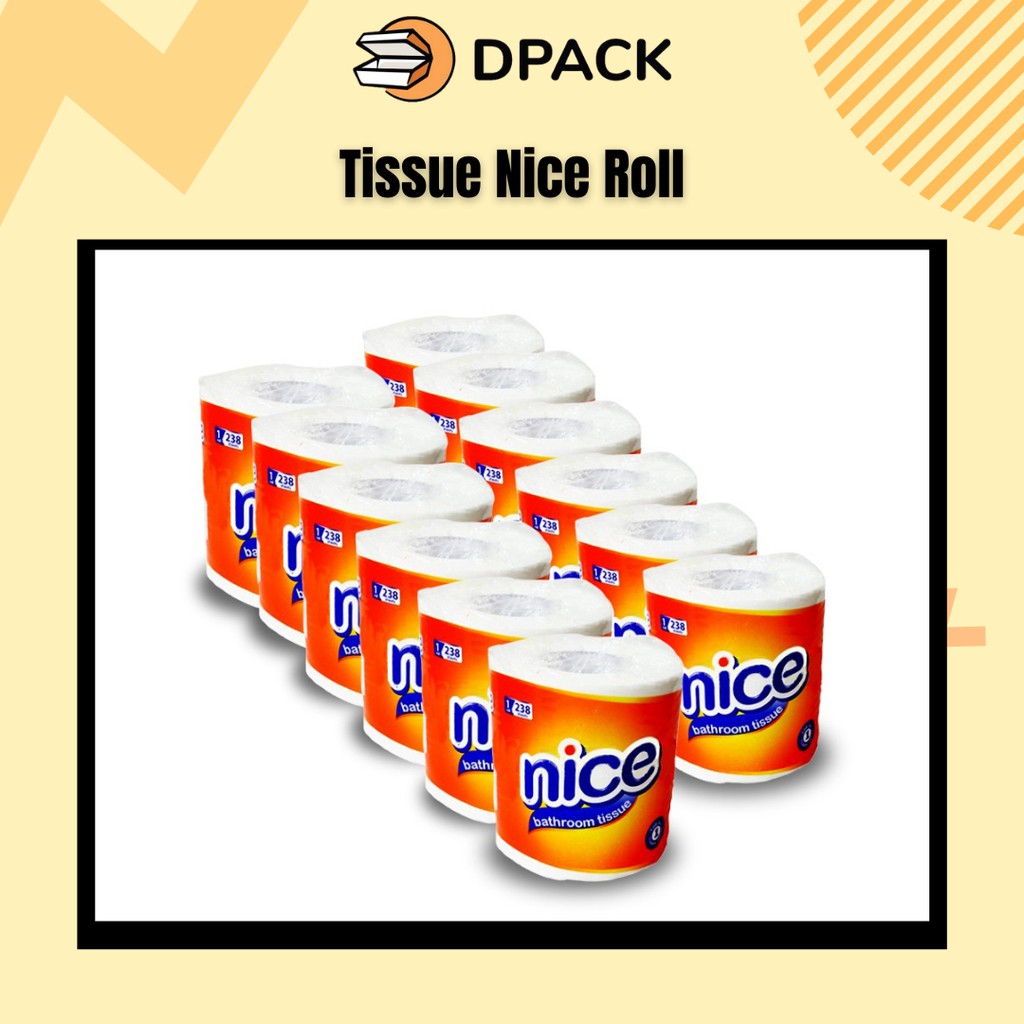 Nice Tissue Roll / Bathroom Tissue / Tisu Gulung / Toilet 238 Sheets