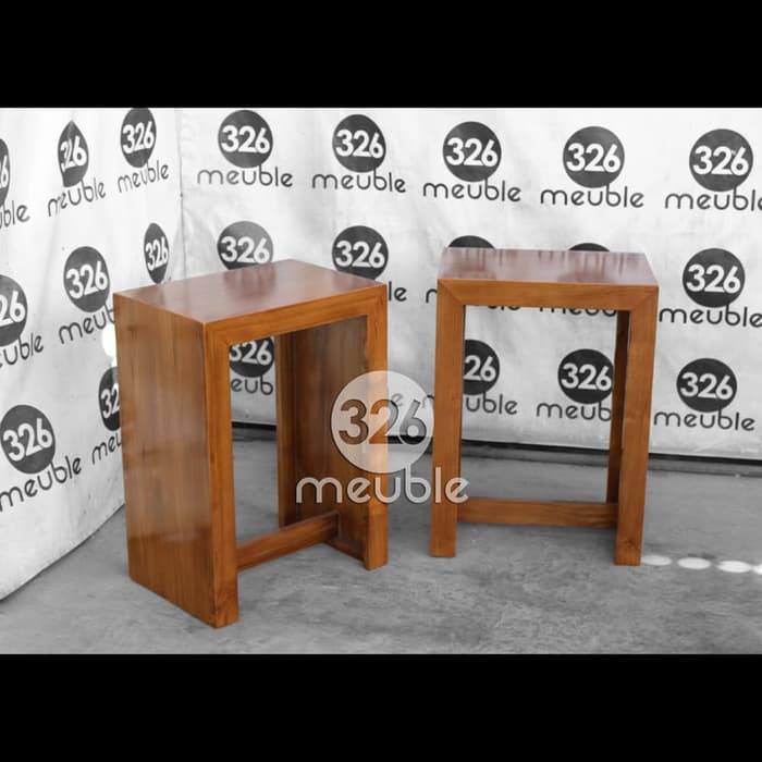 Kursi Minimalis Jati Jepara - Stool Minimalis Jati