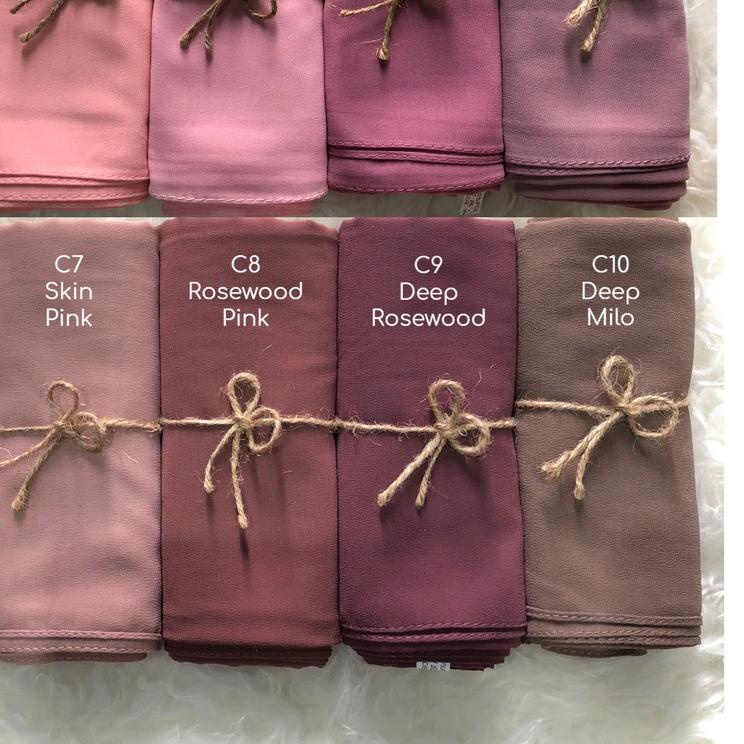 ™ Heavy Chiffon Pashmina / Arabian Pashmina Premium Quality Chiffon hijab Import Hijab Mayalsian ✸