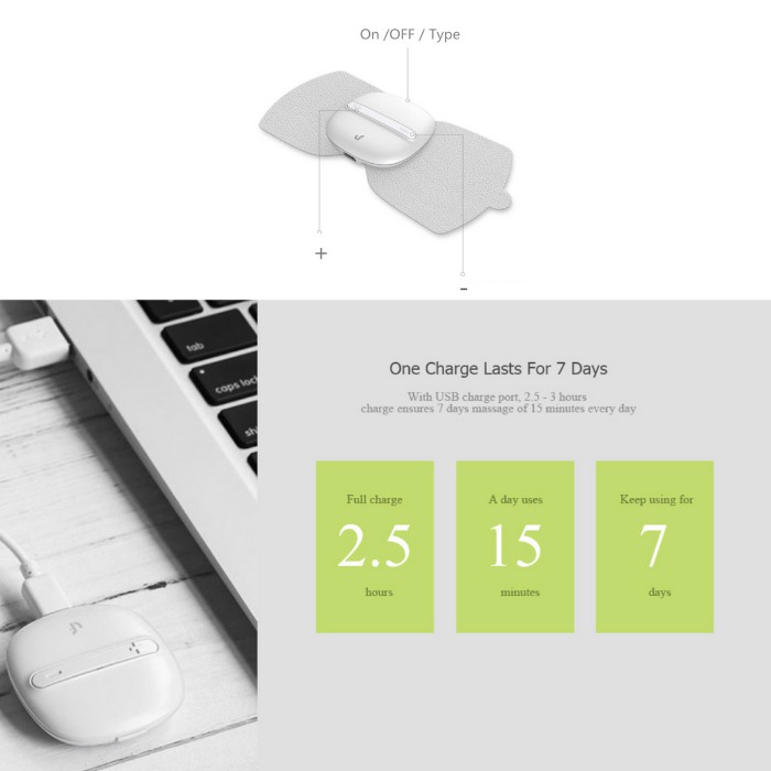 Leravan LF Magic Touch Alat Pijat Elektrik Wireless Portable