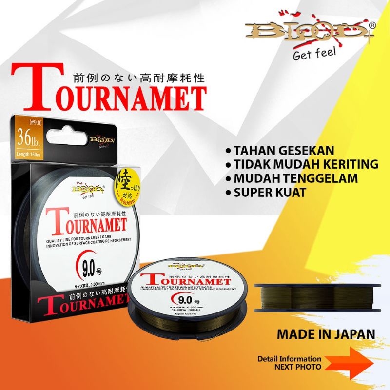 Senar Pancing BLOOD Tournament 150M HIGH QUALITY